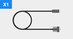 USB Type-C to USB Type-C cable (80 cm) x1