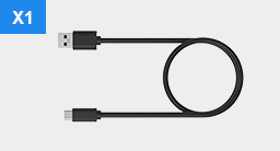 1x USB Type C to Type A cable
