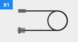 1x USB Type C to Type C cable