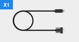 USB 3.2 Type C to Type C cable (up to 20Gbps) x1